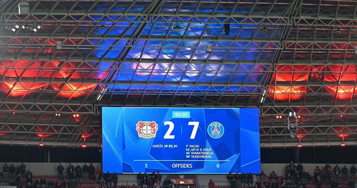 巴黎圣日耳曼客场大胜勒沃库森！恩里克：力争卫冕欧冠、夺得所有冠军！